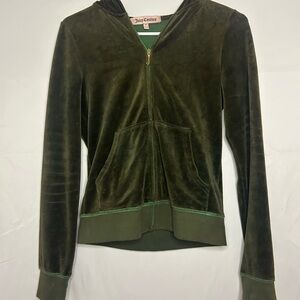Juicy Couture olive Green Velour tracksuit *FULL TRACKSUIT*